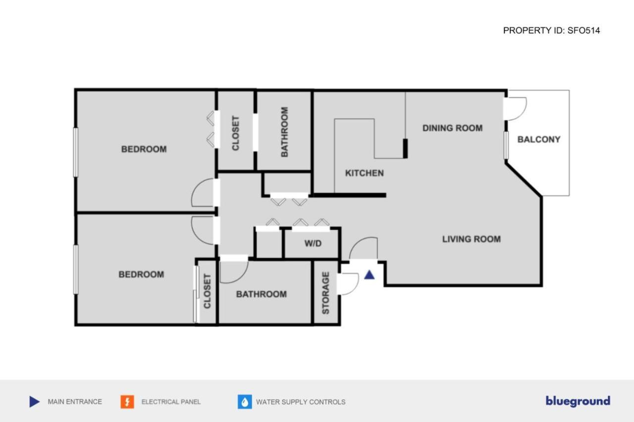 Apartamento 2br W Wd Gym Pool Sfo-514